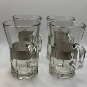 Set of 4 vintage Danish Rosendahl Grand Cru hot drink glasses